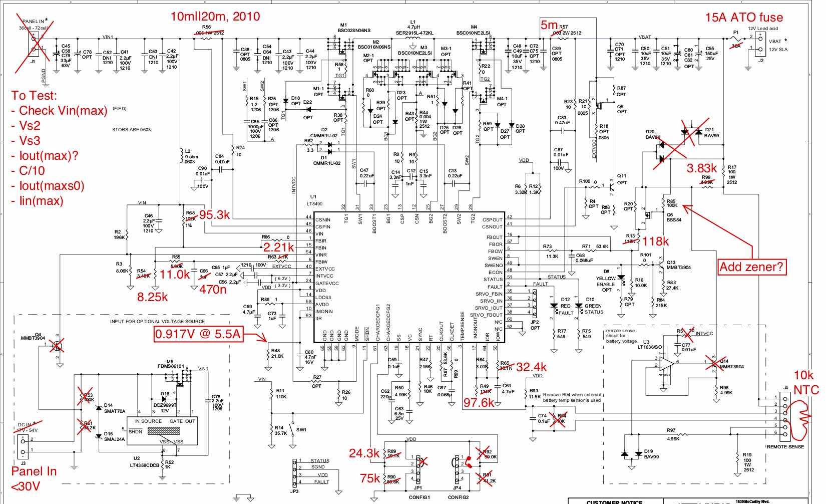 Solar Controller Schematic